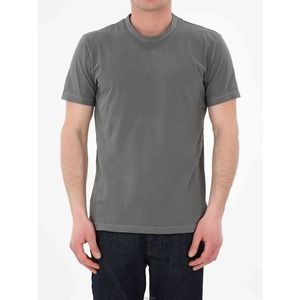 James Perse Men's MLJ3311 Short Sleeve Crew Neck Tee T-Shirt in Gray Wash